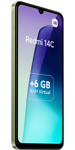 Imagen trasera Xiaomi REDMI 14C 6+128 GB